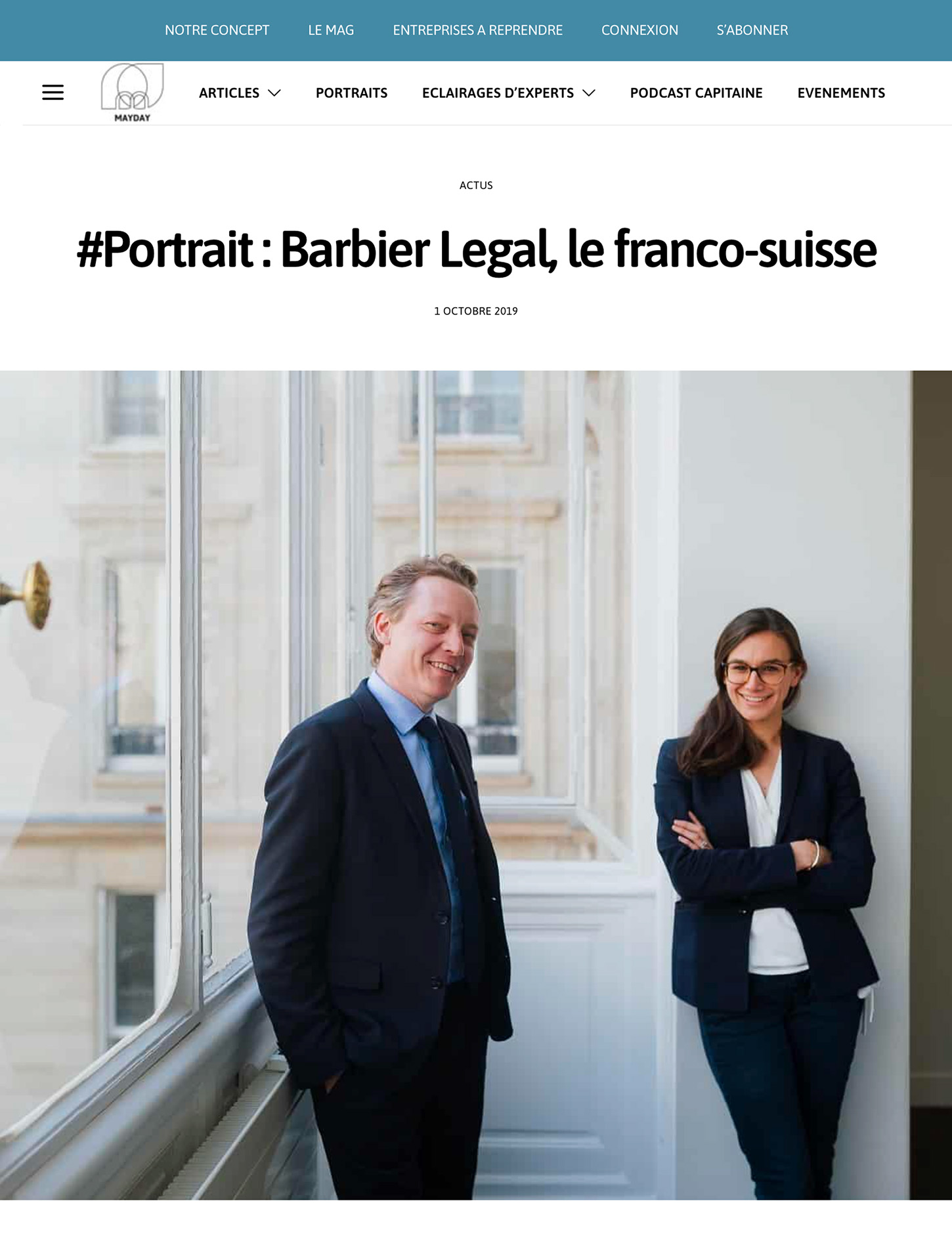 MaydayMag - Barbier Legal : le Franco suisse